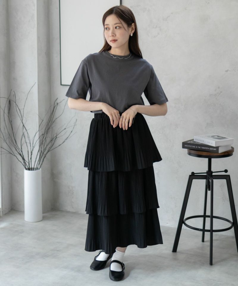 nAvy 無地クルーTシャツ レディース商品画像-36