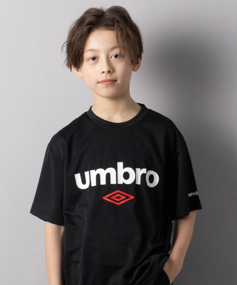 umbro  両面ロゴプリントTシャツ キッズ ネコポス 対応商品商品画像-2