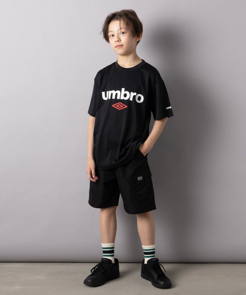 umbro  両面ロゴプリントTシャツ キッズ メール便 対応商品商品画像-3