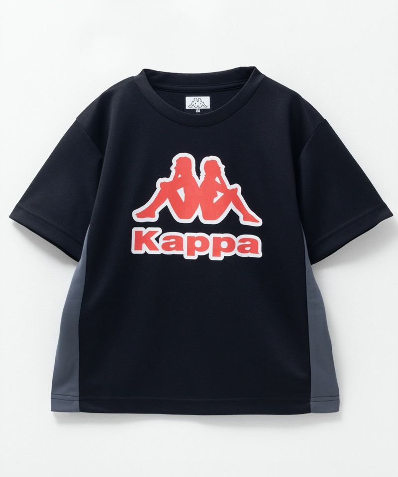 KAPPA 配色切替Tシャツ キッズ メール便 対応商品商品画像-1