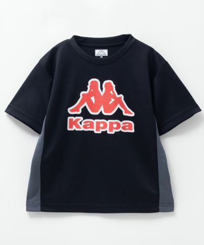 [値下げ]KAPPA  配色切替Tシャツ キッズ ネコポス 対応商品