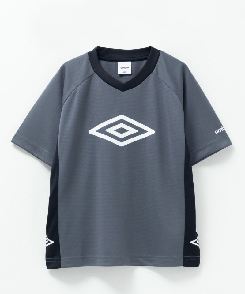 umbro  Vネック配色切り替えTシャツ キッズ メール便 対応商品商品画像-8