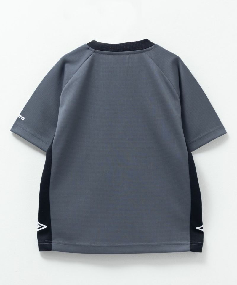 umbro  Vネック配色切り替えTシャツ キッズ メール便 対応商品商品画像-9