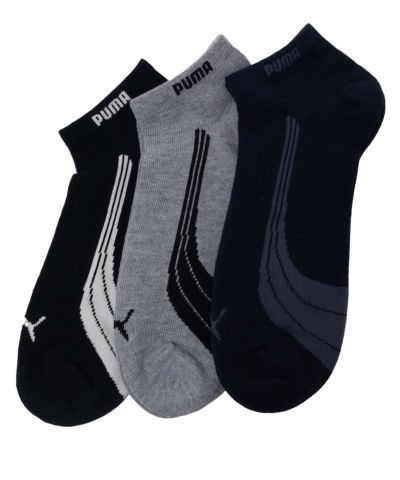 PUMA  アンクルソックス 異カラー 3足組 メンズ