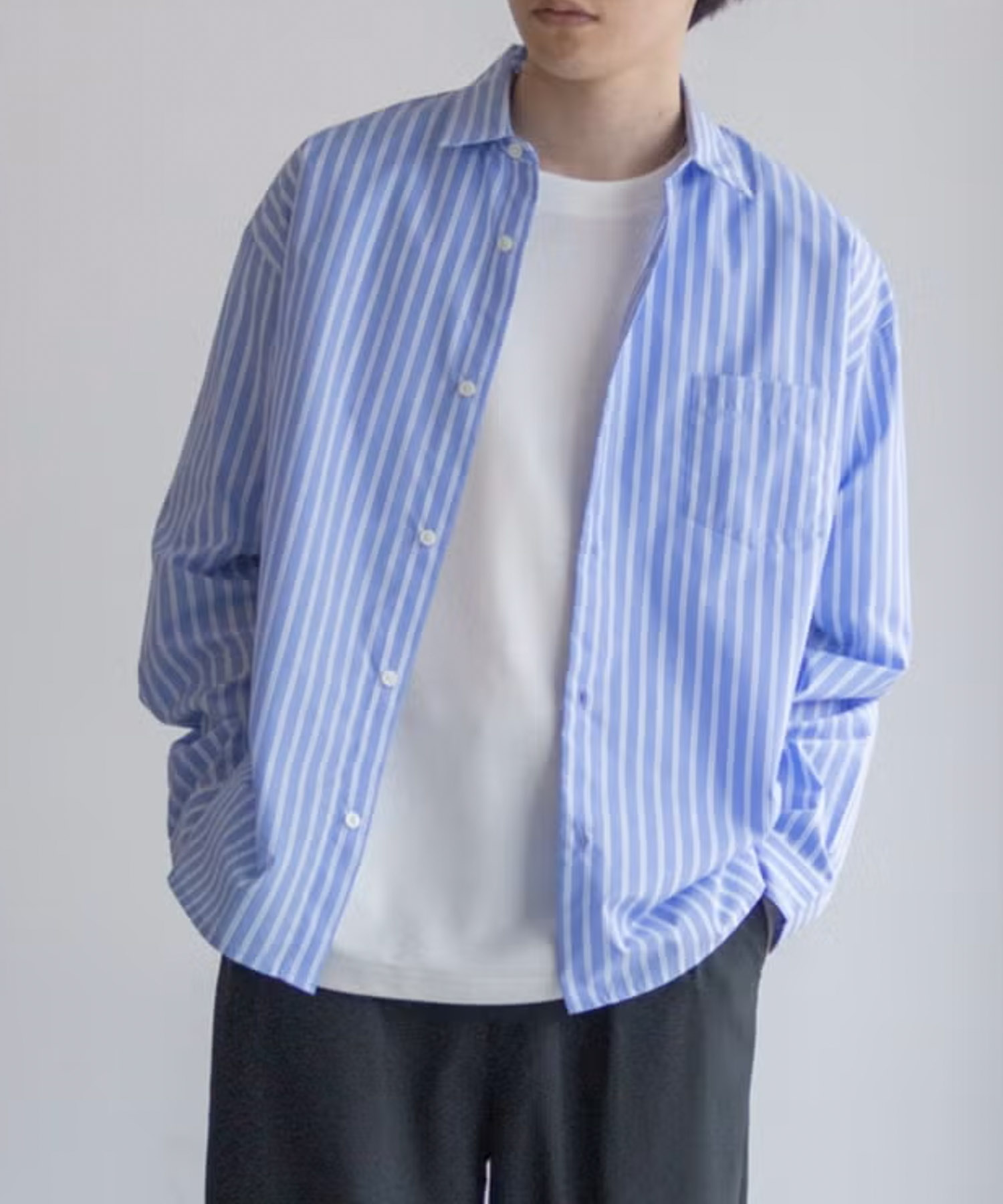URBAN COLLECTION AIR Smoosy レギュラーカラーシャツ メンズ