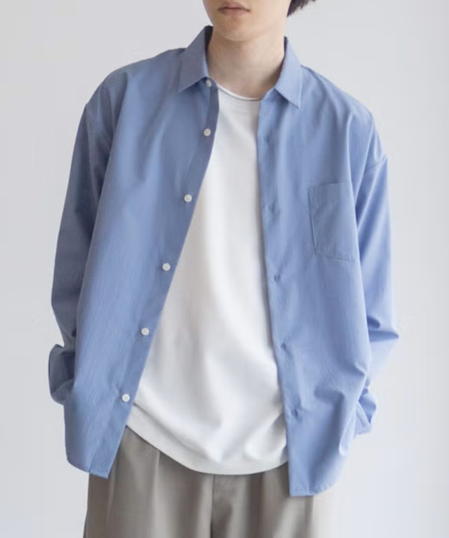 URBAN COLLECTION AIR Smoosy レギュラーカラーシャツ メンズ