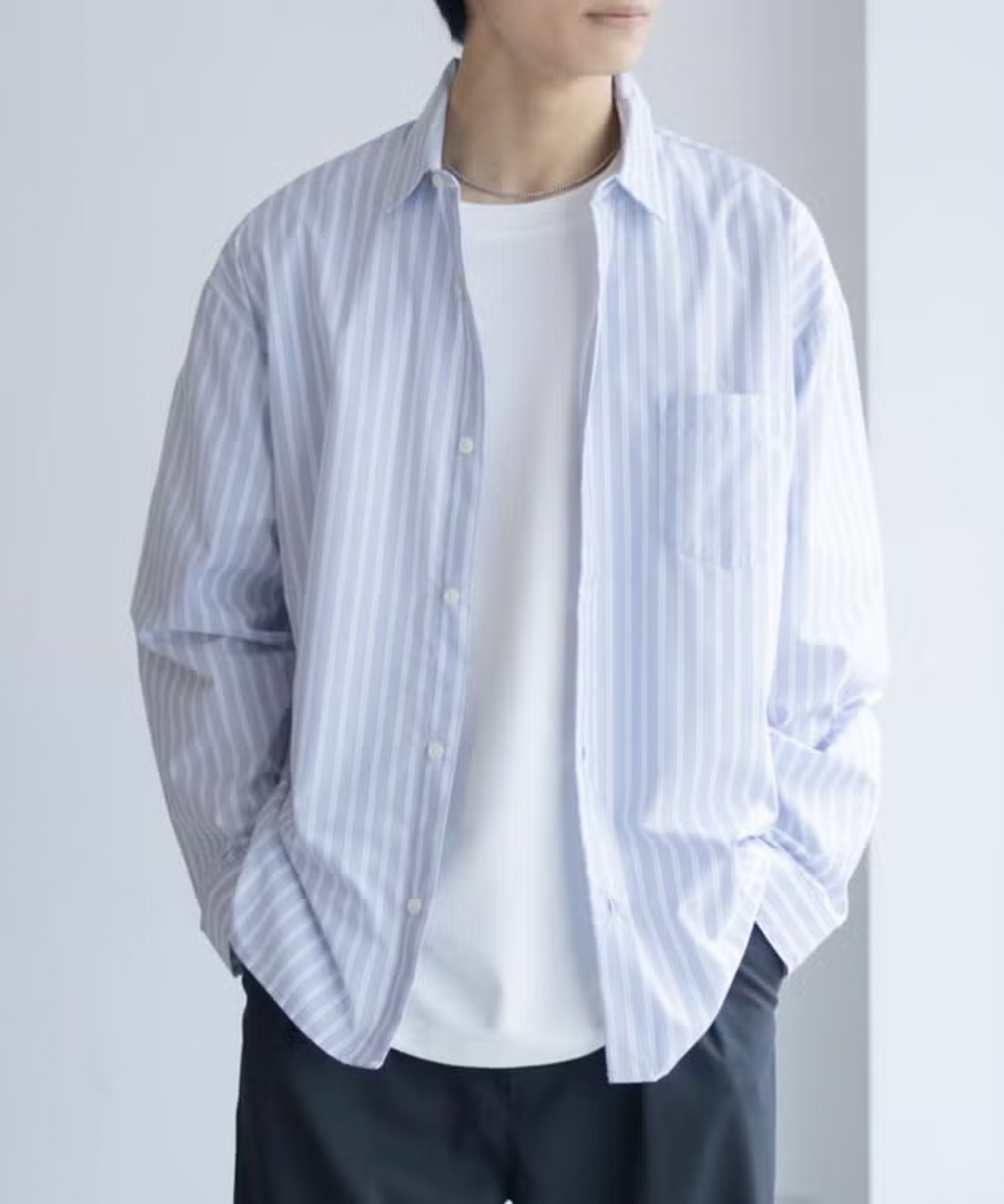 URBAN COLLECTION AIR Smoosy レギュラーカラーシャツ メンズ