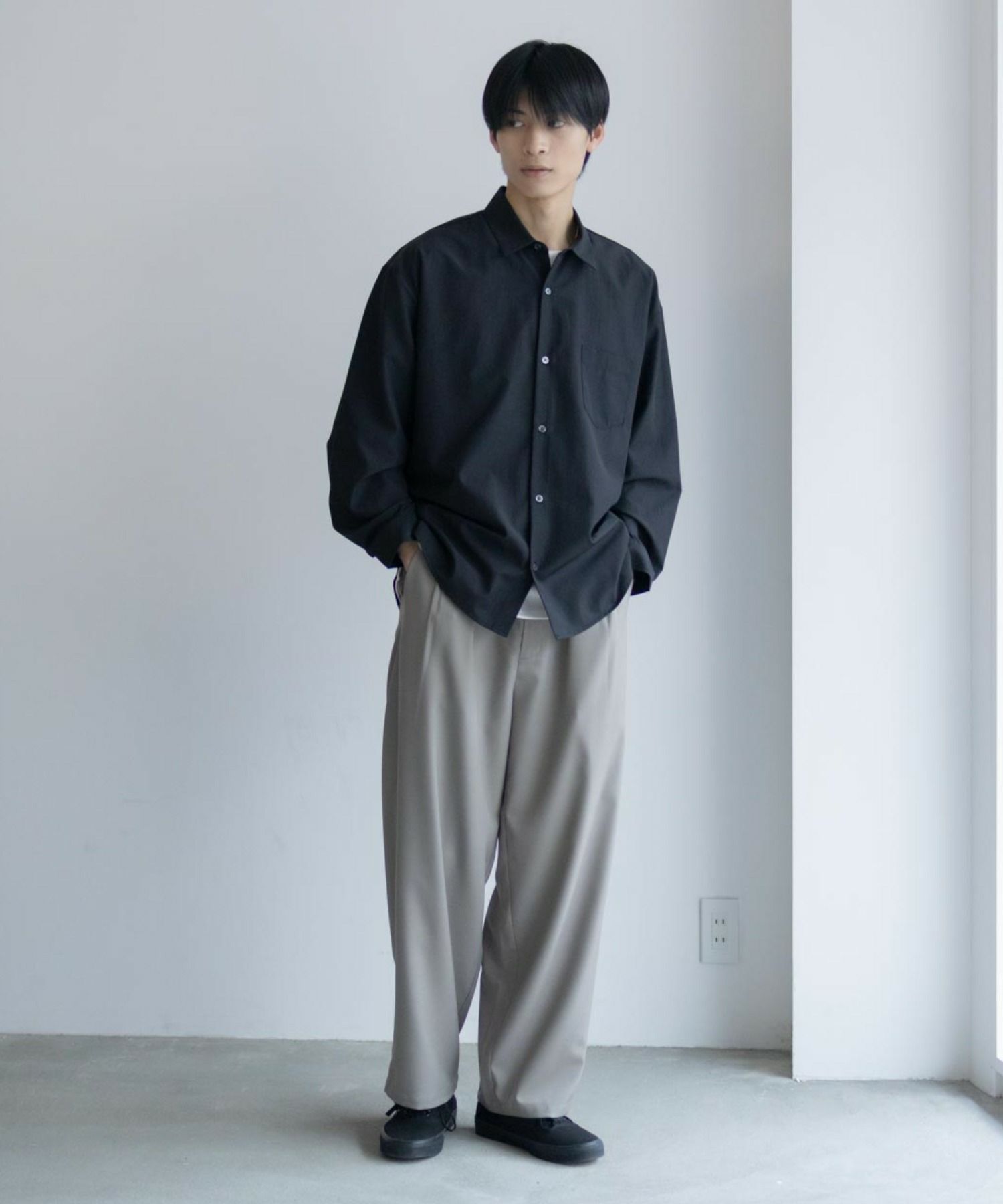 URBAN COLLECTION AIR Smoosy レギュラーカラーシャツ メンズ