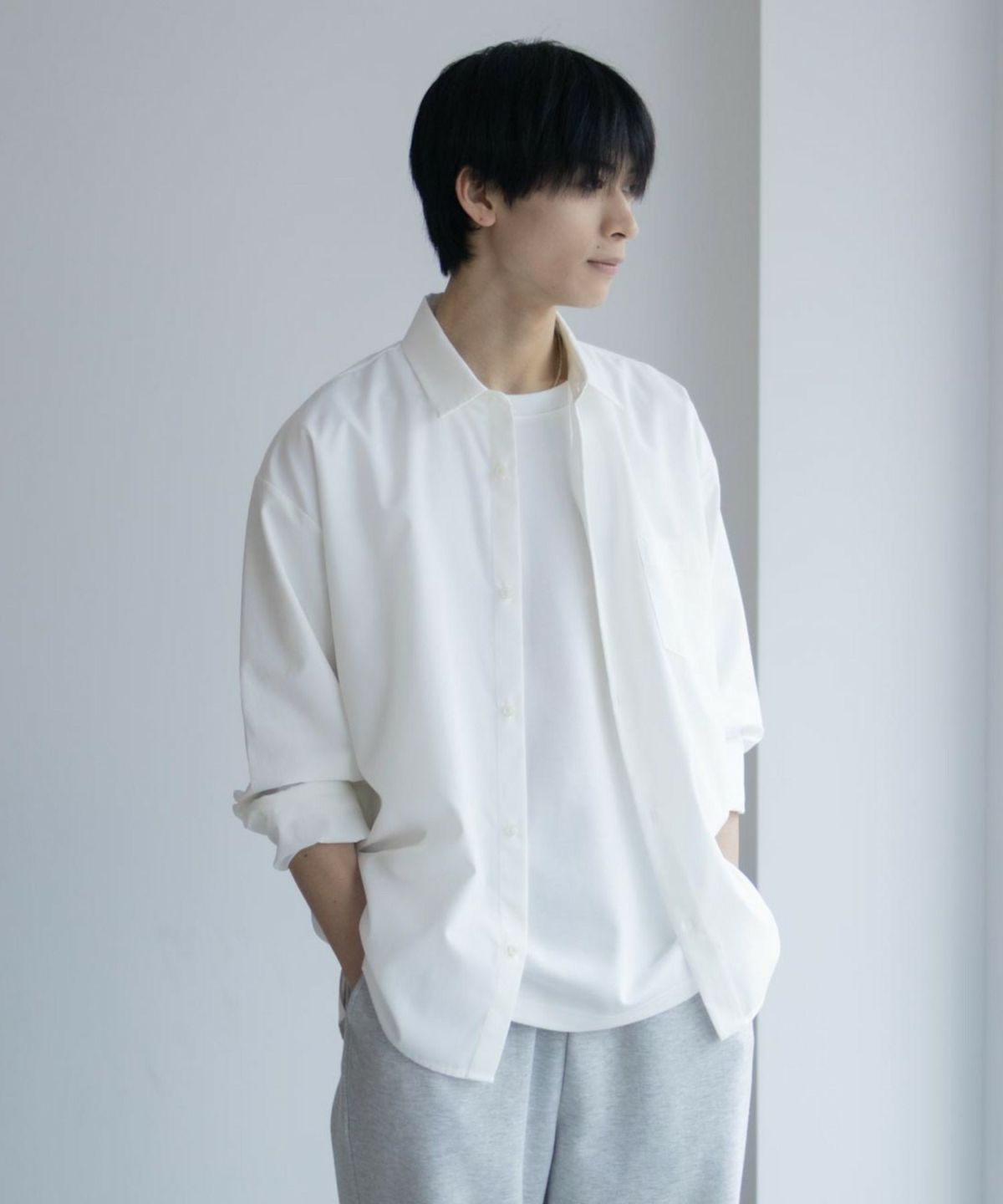 URBAN COLLECTION AIR Smoosy レギュラーカラーシャツ メンズ