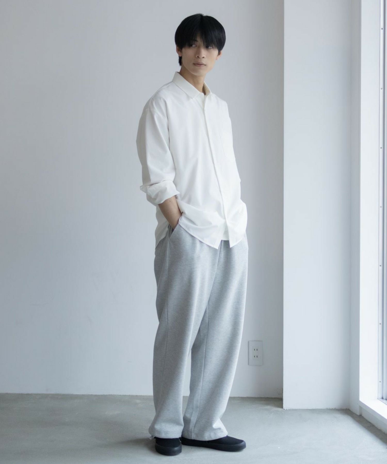 URBAN COLLECTION AIR Smoosy レギュラーカラーシャツ メンズ