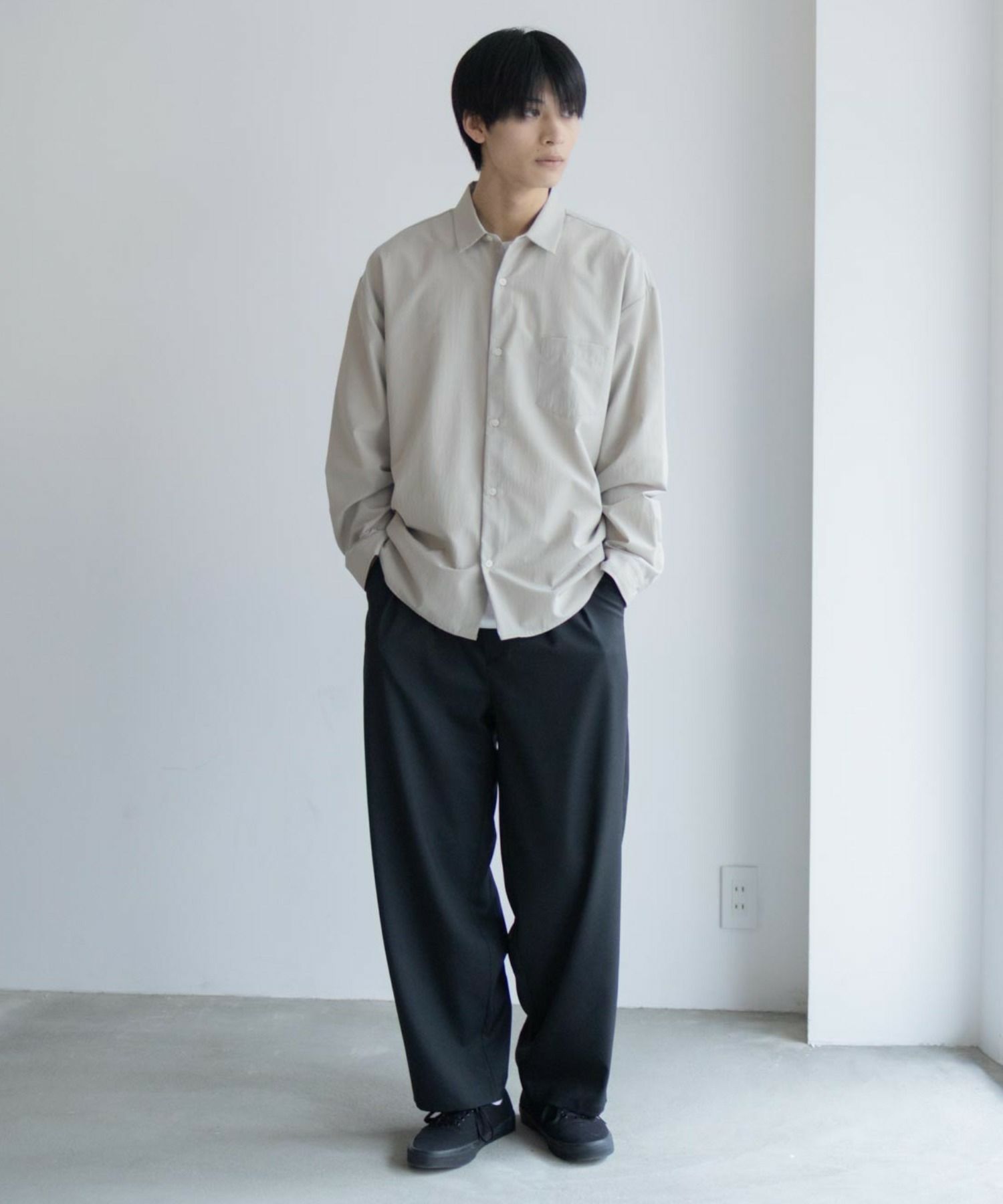 URBAN COLLECTION AIR Smoosy レギュラーカラーシャツ メンズ