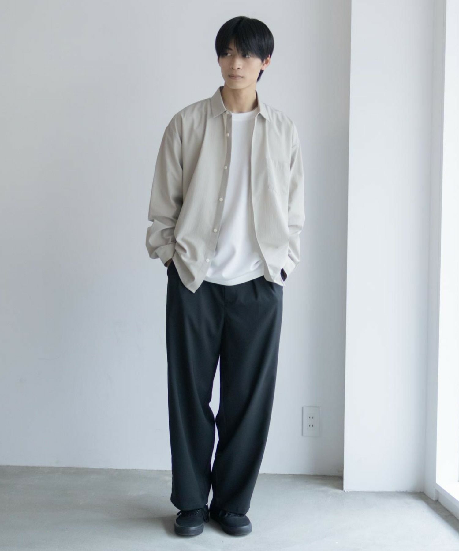 URBAN COLLECTION AIR Smoosy レギュラーカラーシャツ メンズ