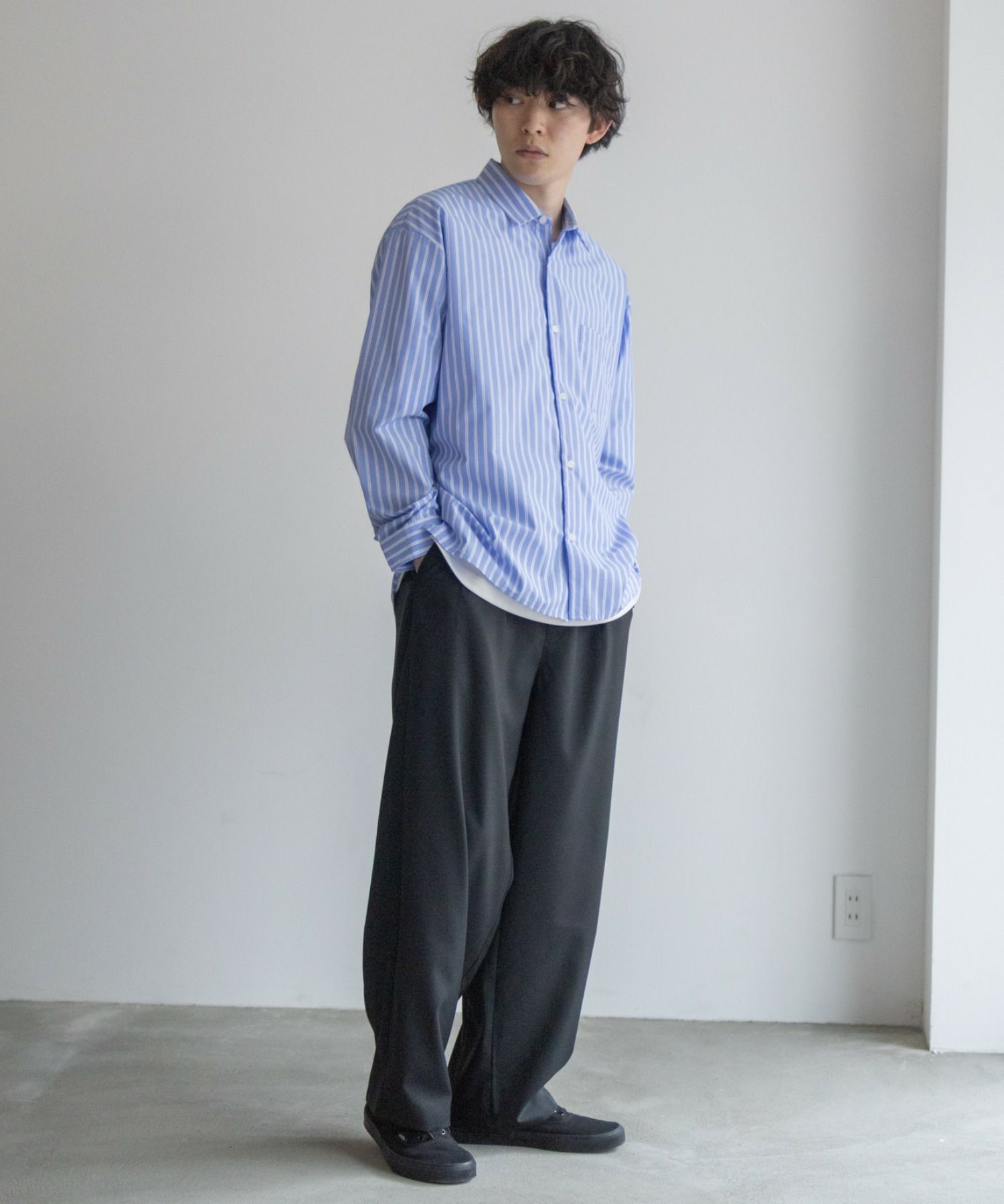 URBAN COLLECTION AIR Smoosy レギュラーカラーシャツ メンズ