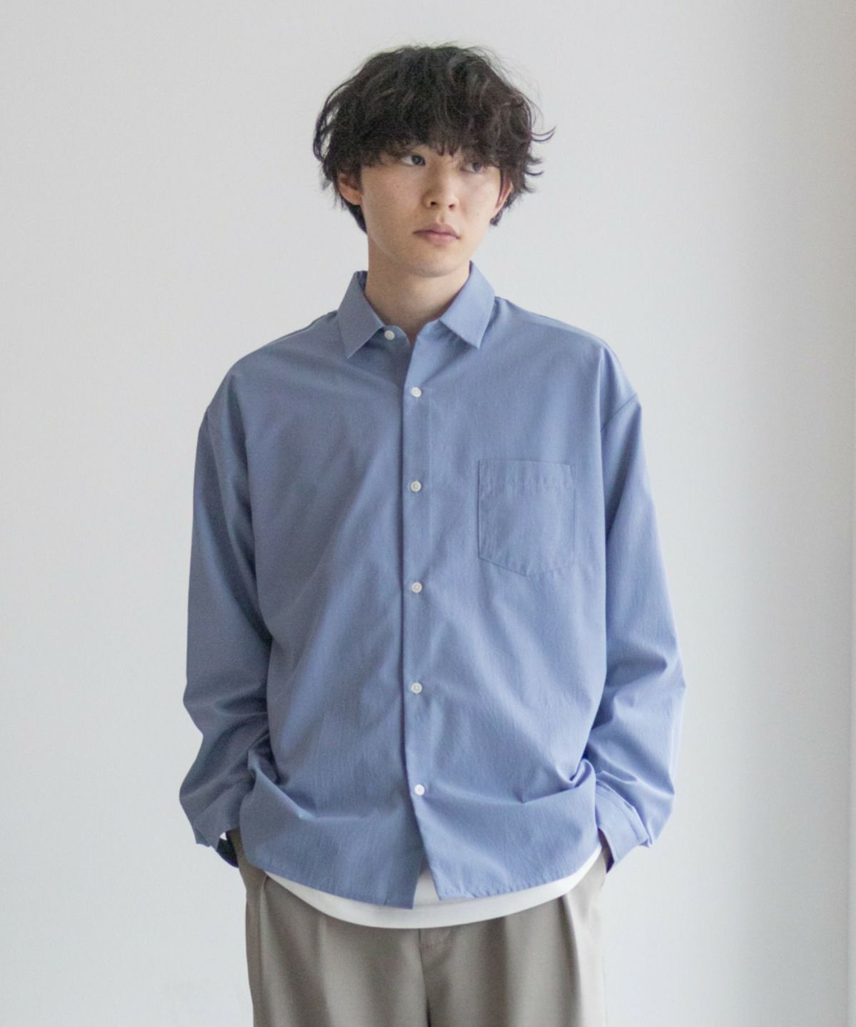 URBAN COLLECTION AIR Smoosy レギュラーカラーシャツ メンズ