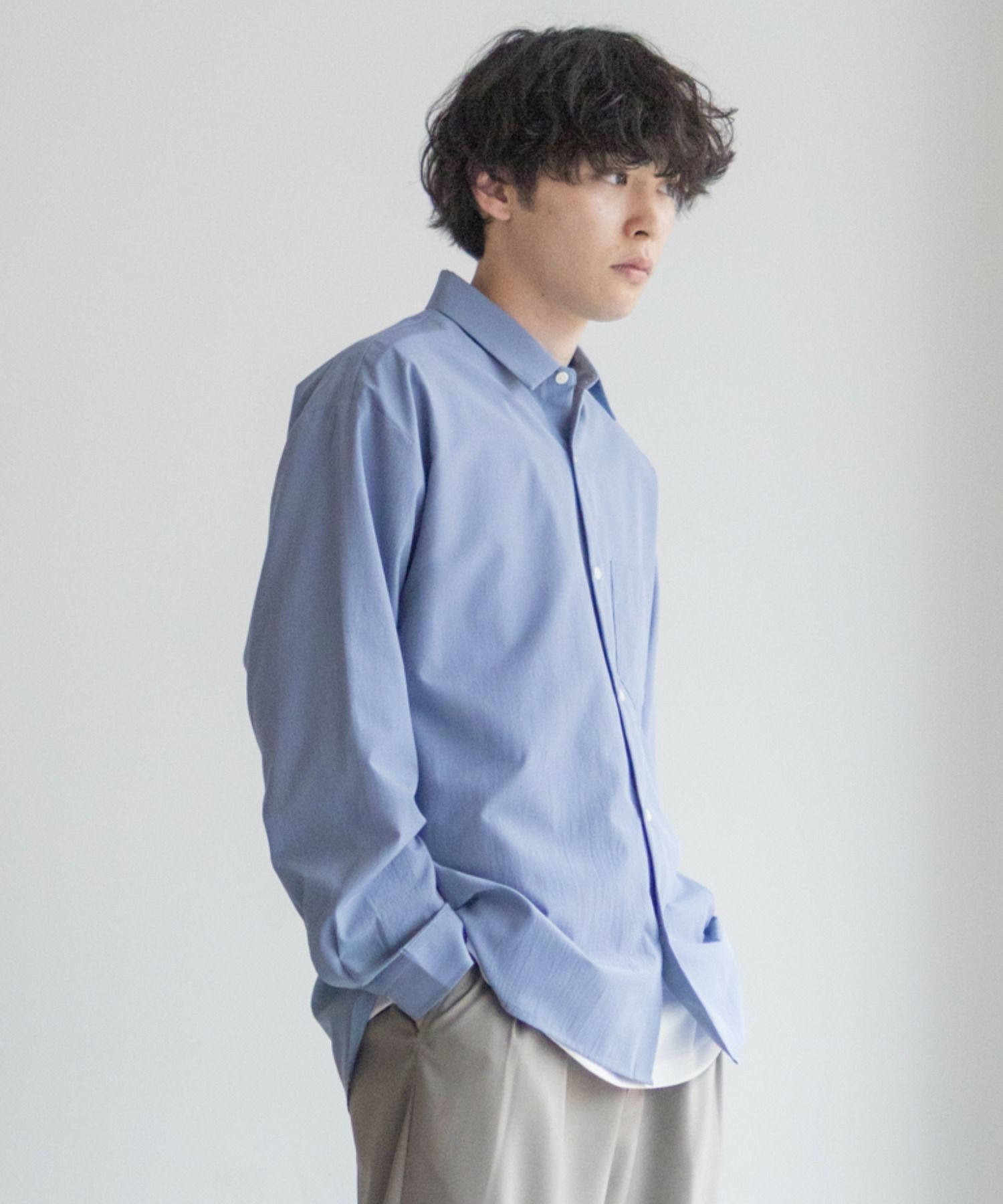 URBAN COLLECTION AIR Smoosy レギュラーカラーシャツ メンズ