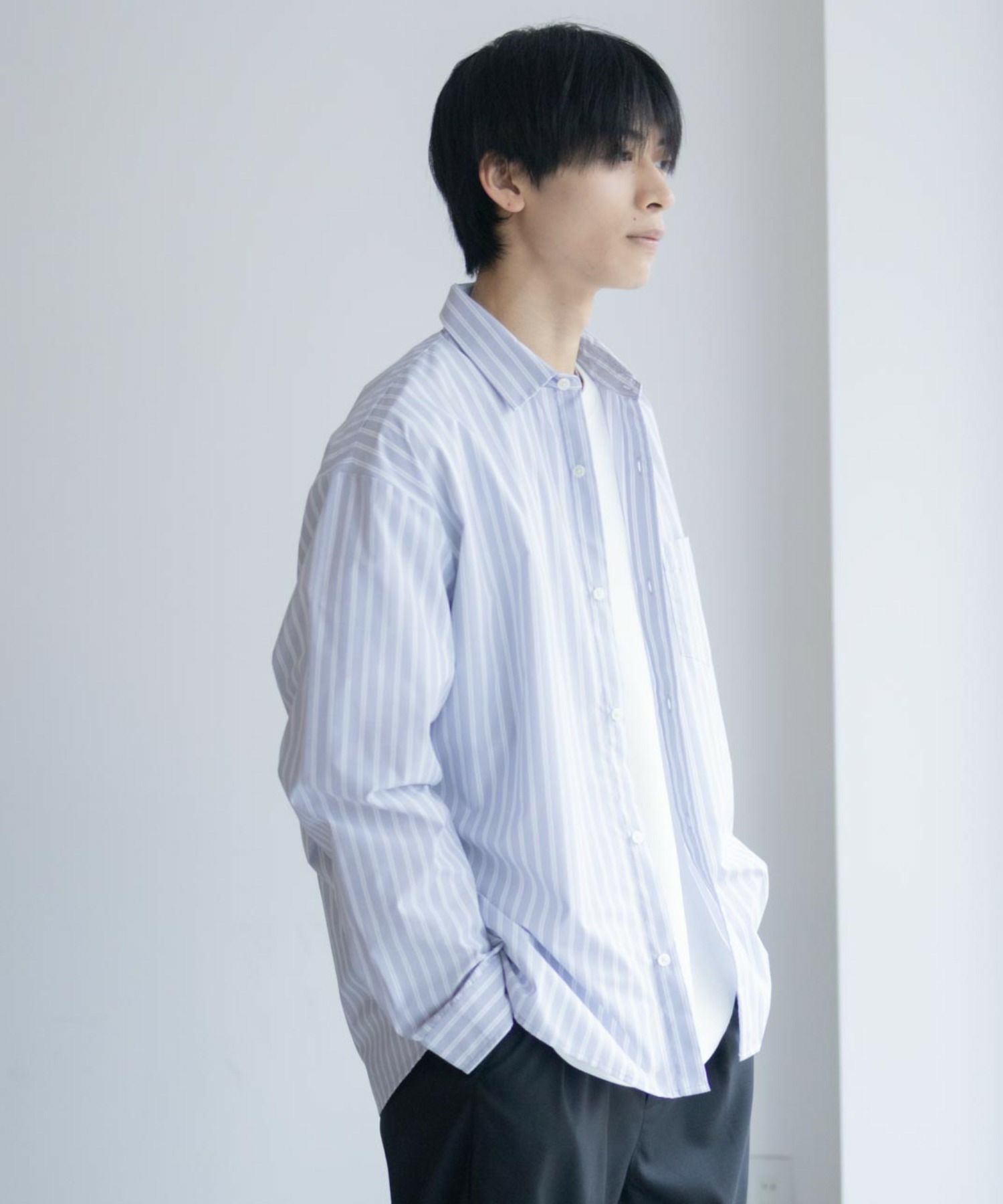 URBAN COLLECTION AIR Smoosy レギュラーカラーシャツ メンズ