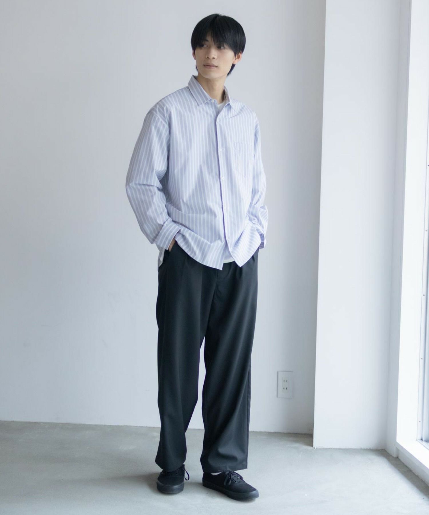 URBAN COLLECTION AIR Smoosy レギュラーカラーシャツ メンズ