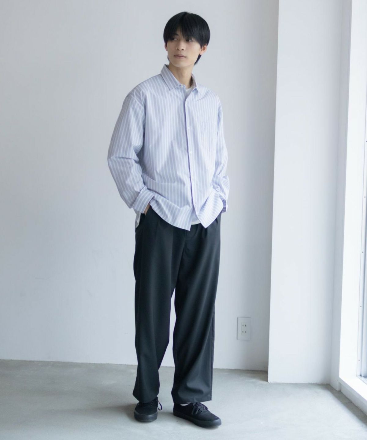 URBAN COLLECTION AIR Smoosy レギュラーカラーシャツ メンズ