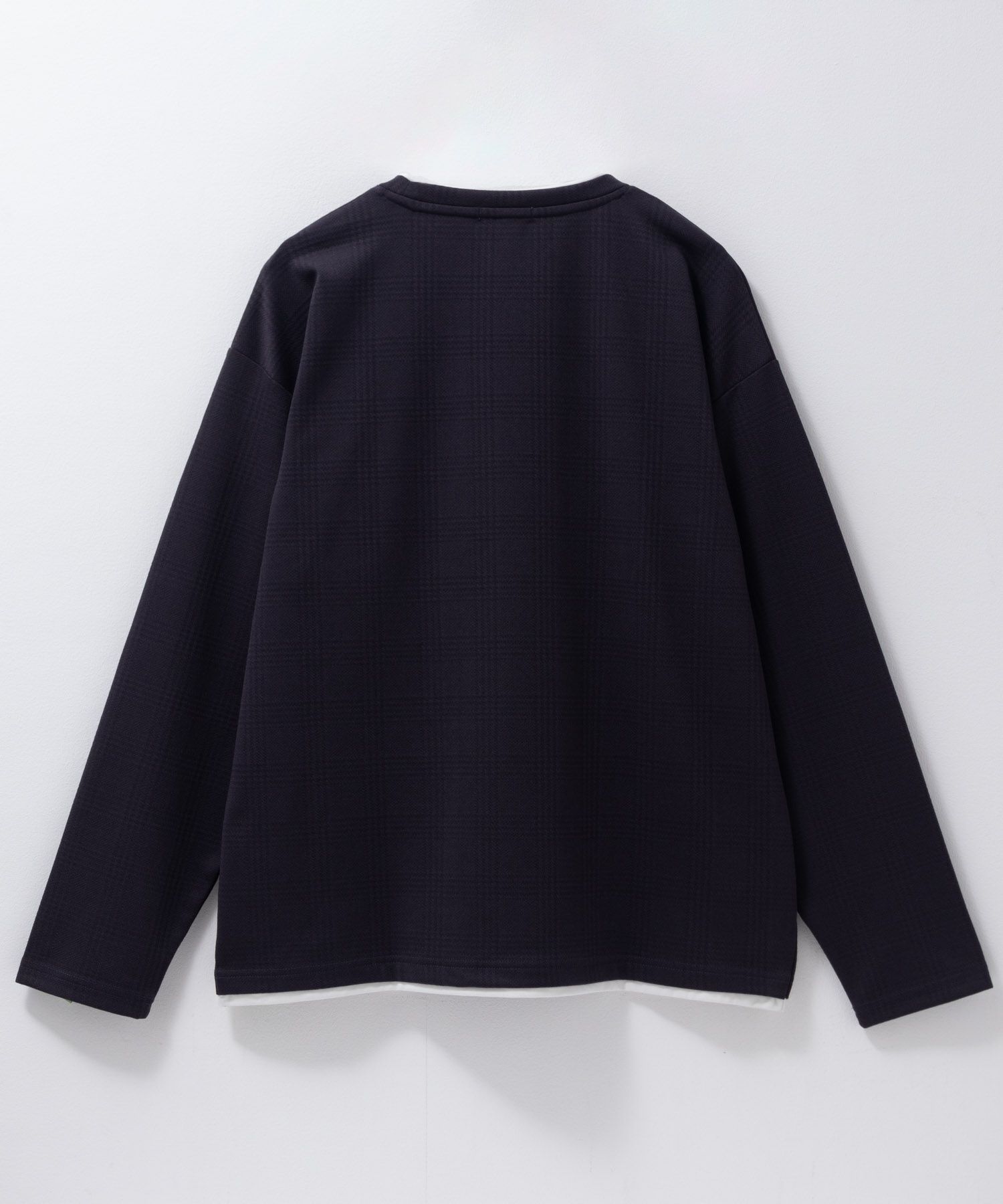 URBAN COLLECTION  ふくれジャガードフェイクレイヤード長袖Tシャツ メンズ商品画像-18