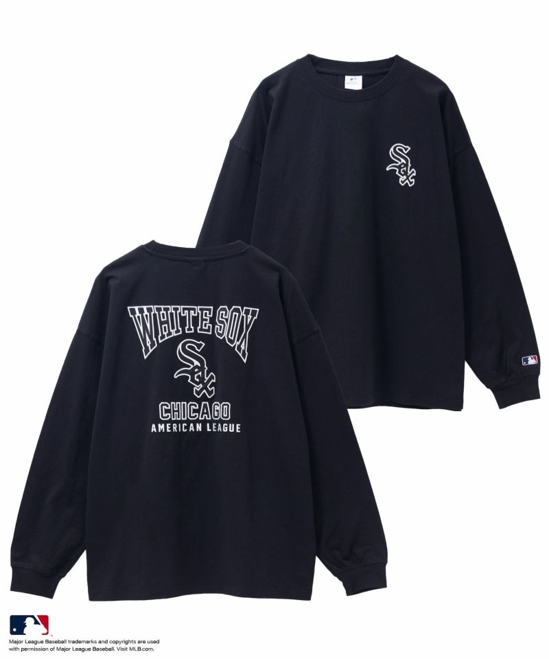 MLB  ツイルワッペン長袖Tシャツ メンズ商品画像-4