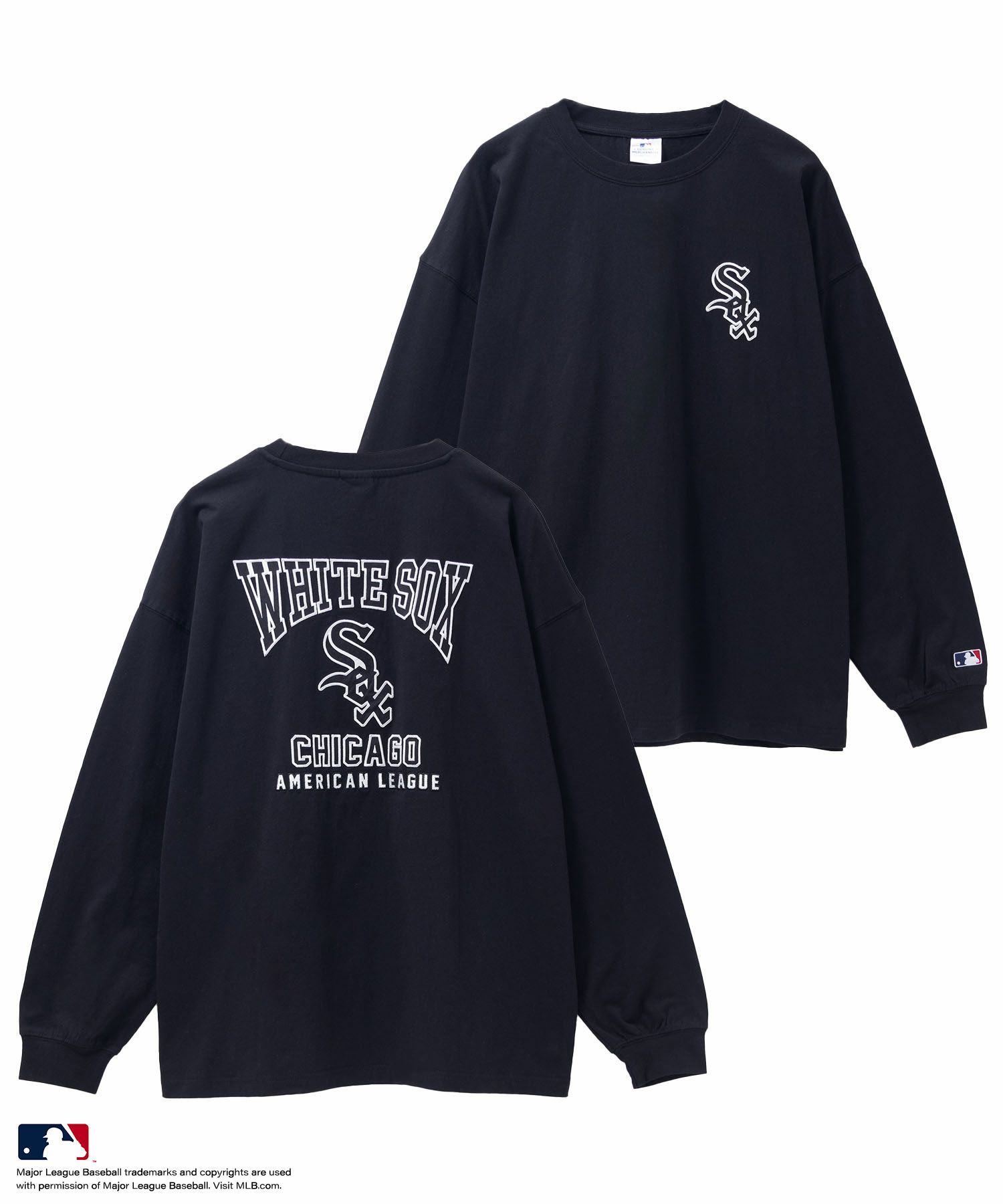 MLB  ツイルワッペン長袖Tシャツ メンズ商品サムネイル-4