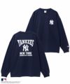 MLB  ツイルワッペン長袖Tシャツ メンズ商品サムネイル-5