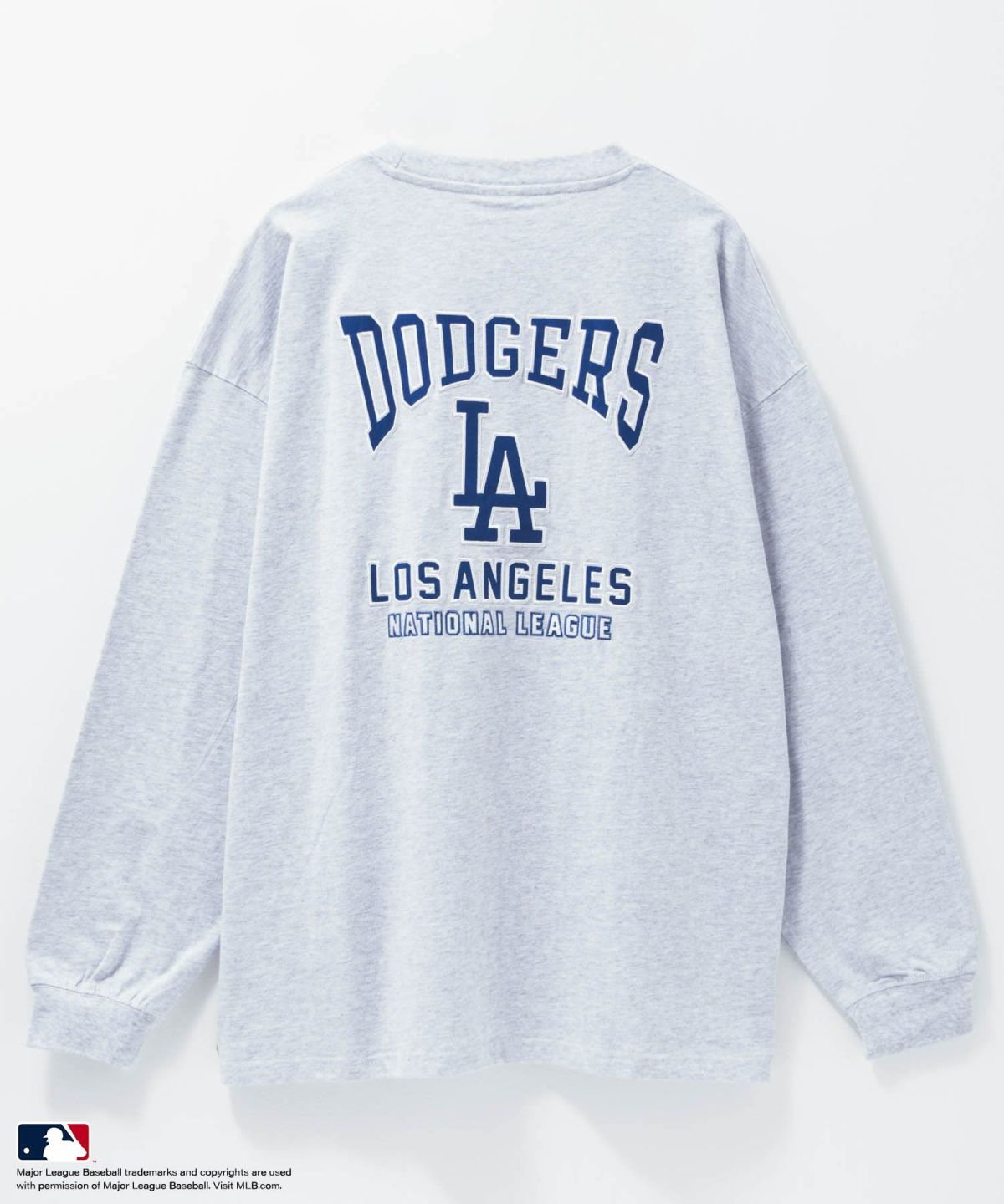 MLB ツイルワッペン長袖Tシャツ メンズ