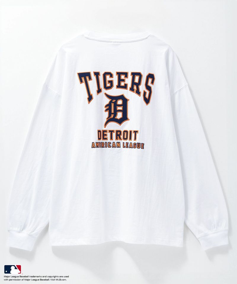 MLB  ツイルワッペン長袖Tシャツ メンズ商品画像-9