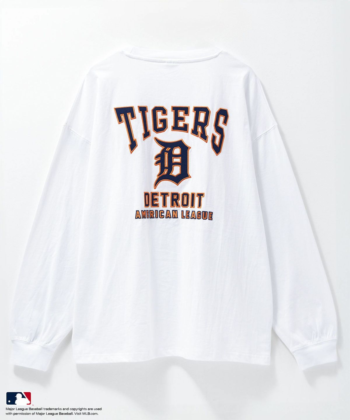 MLB ツイルワッペン長袖Tシャツ メンズ