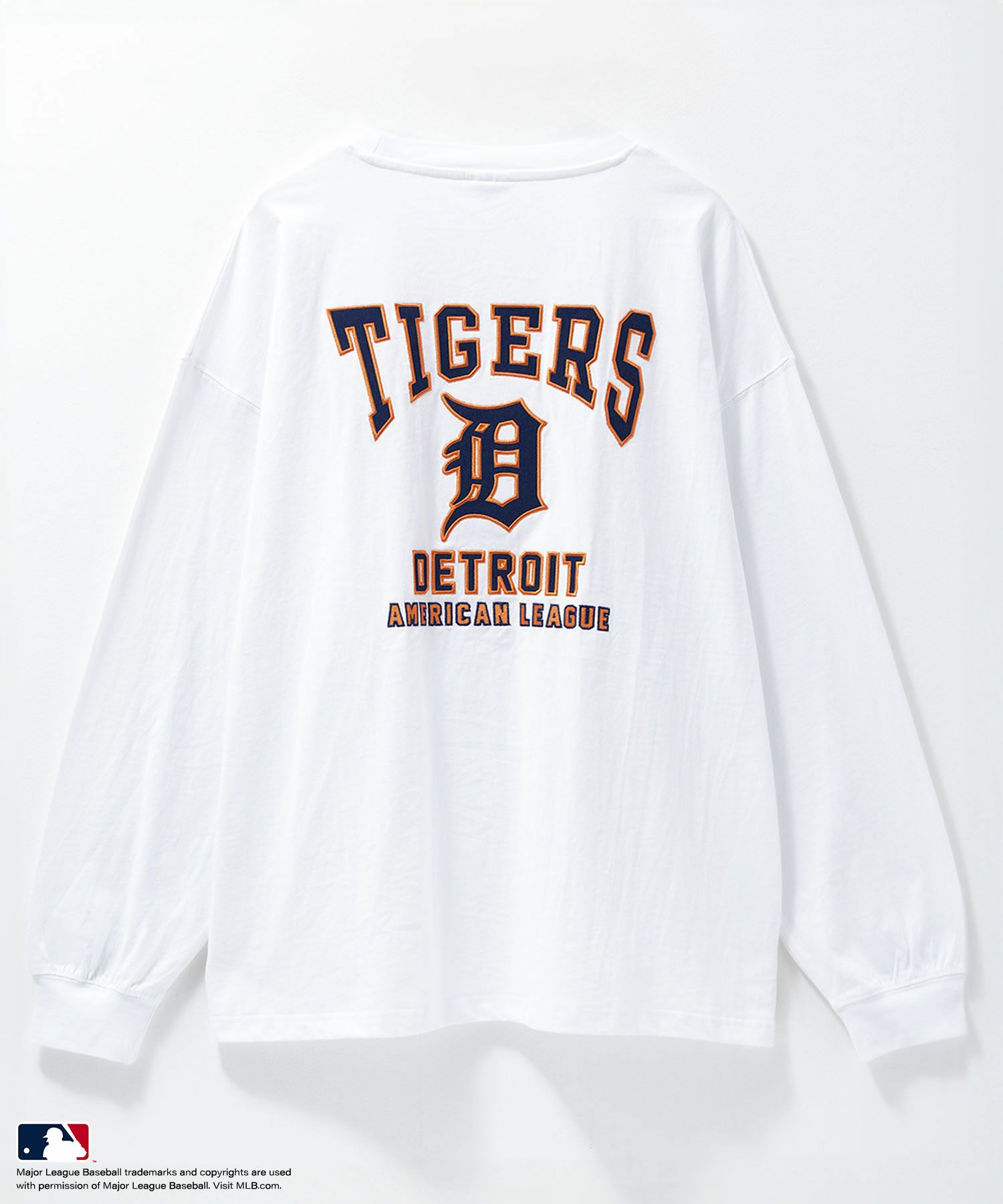 MLB ツイルワッペン長袖Tシャツ メンズ