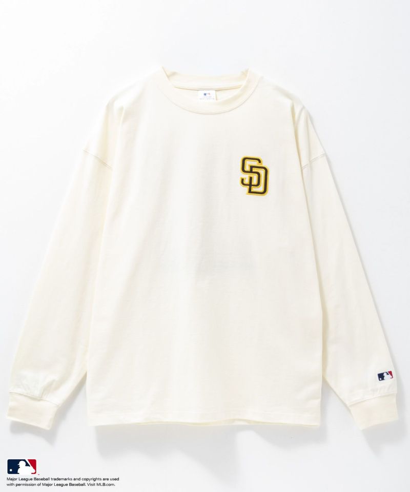 MLB  ツイルワッペン長袖Tシャツ メンズ商品画像-10