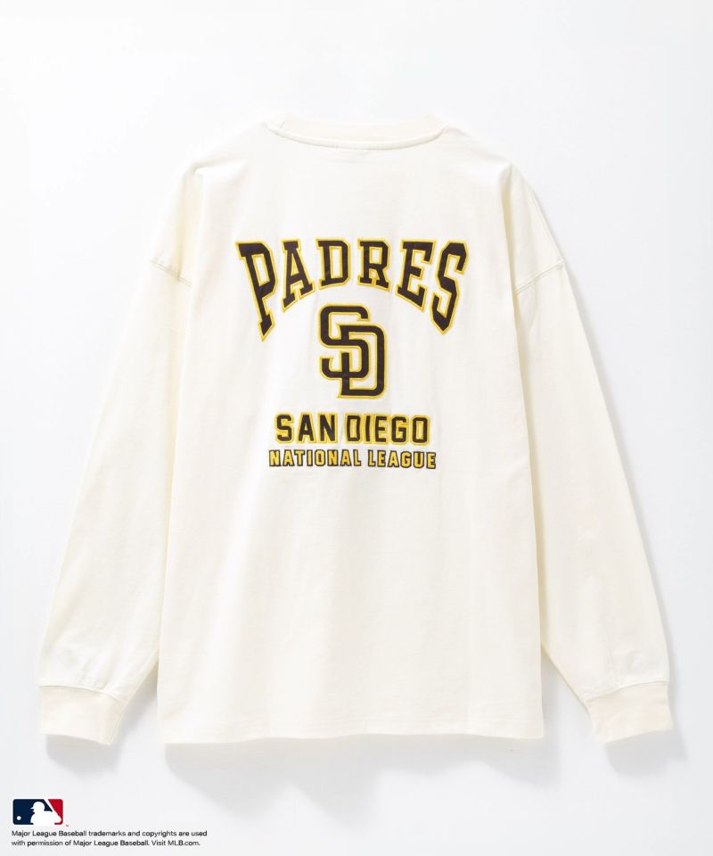 MLB  ツイルワッペン長袖Tシャツ メンズ商品画像-11