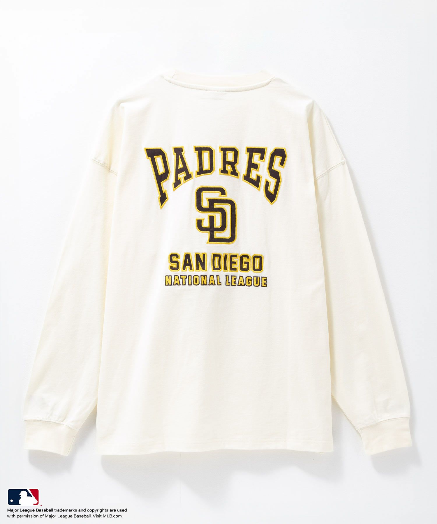 MLB  ツイルワッペン長袖Tシャツ メンズ商品サムネイル-11