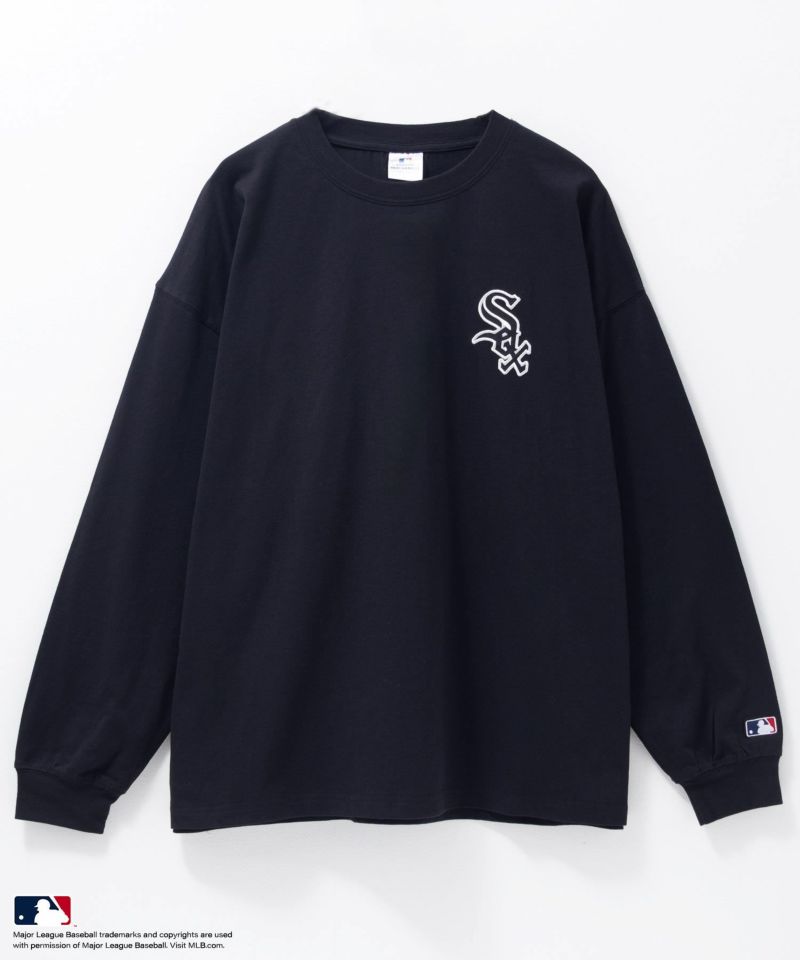 MLB  ツイルワッペン長袖Tシャツ メンズ商品画像-12