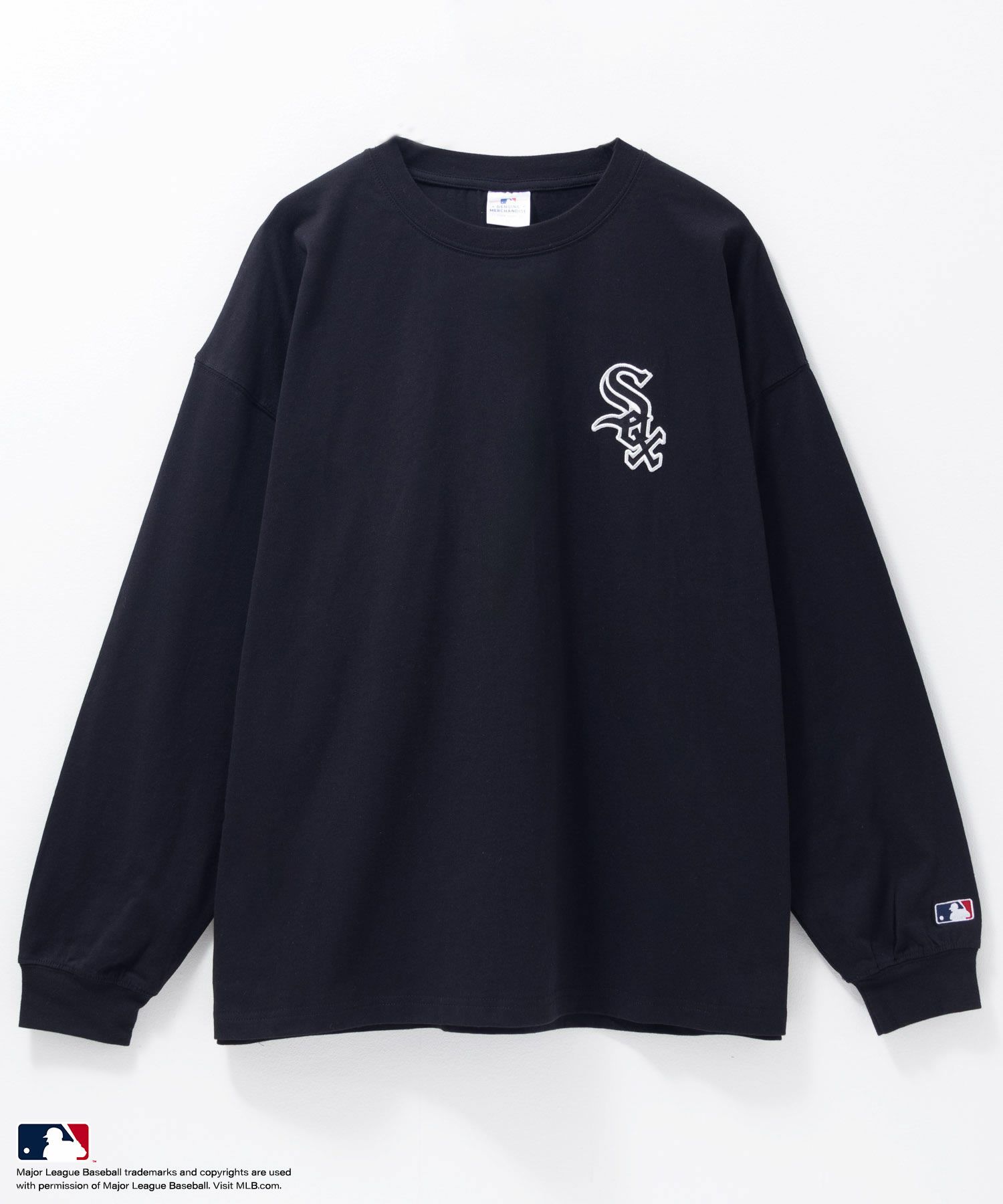 MLB ツイルワッペン長袖Tシャツ メンズ