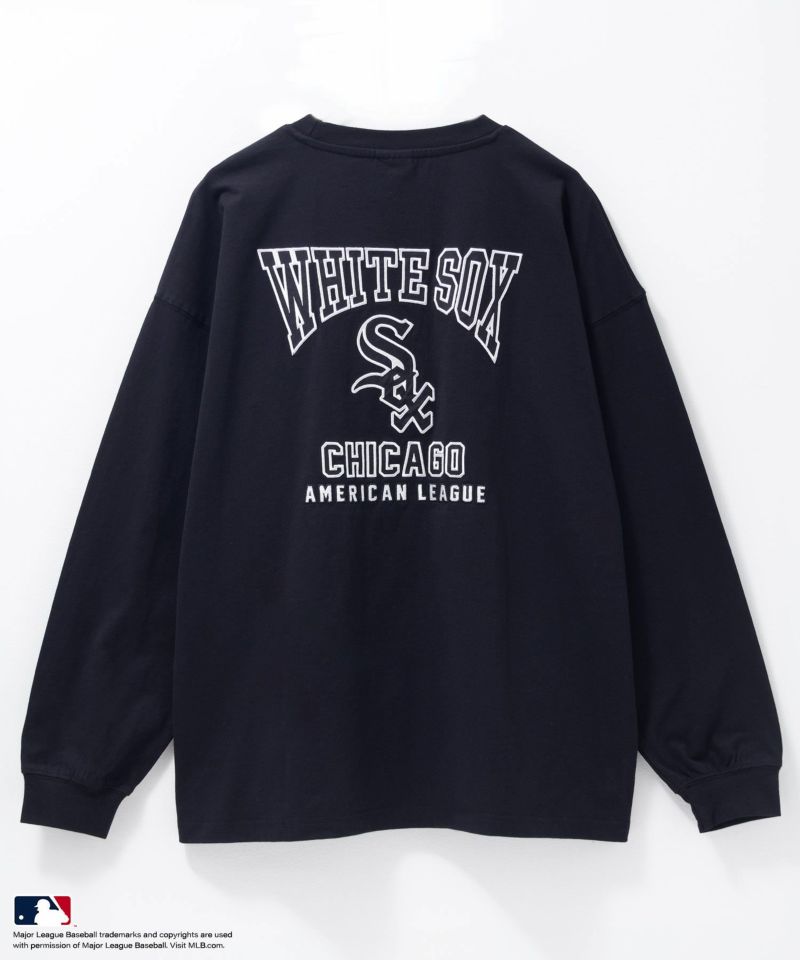 MLB  ツイルワッペン長袖Tシャツ メンズ商品画像-13