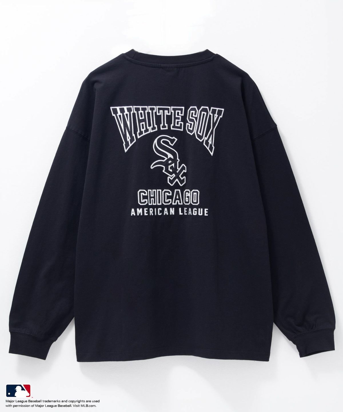 MLB ツイルワッペン長袖Tシャツ メンズ