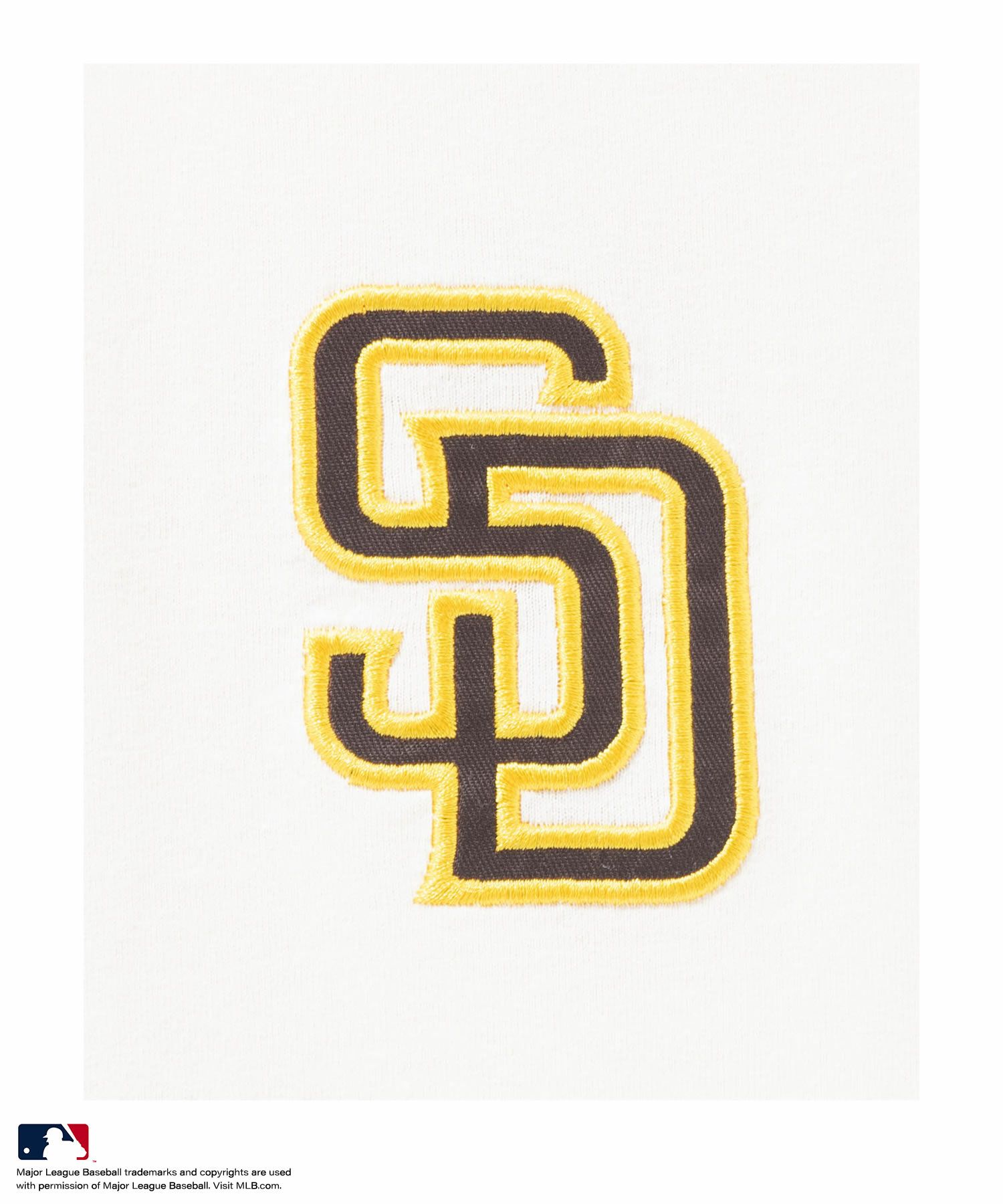 MLB ツイルワッペン長袖Tシャツ メンズ