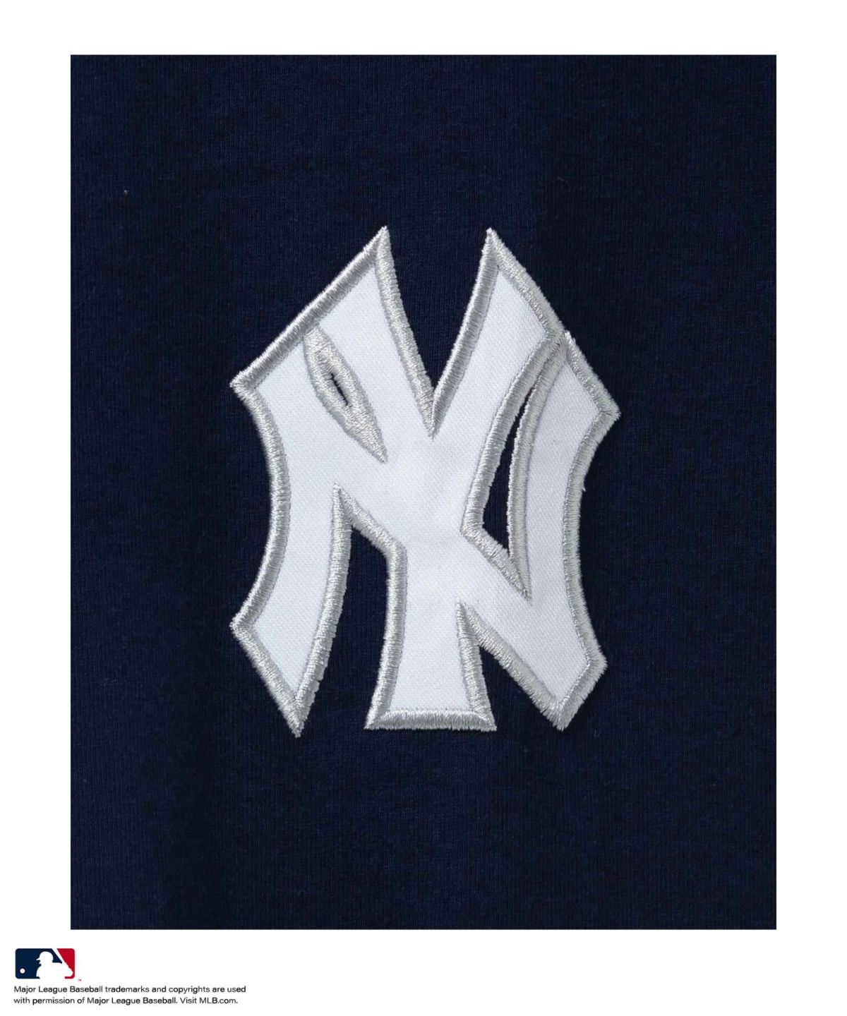 MLB ツイルワッペン長袖Tシャツ メンズ