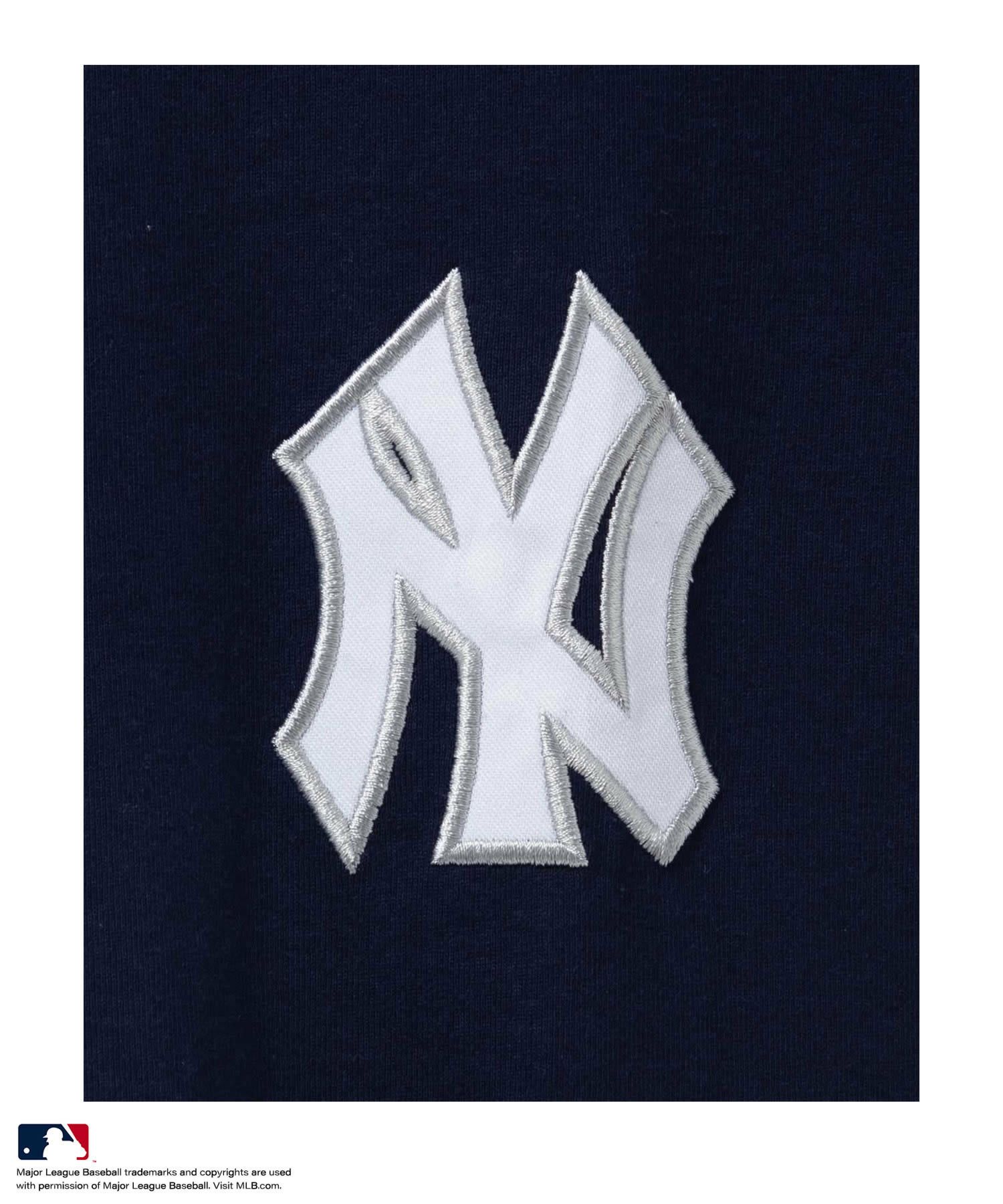 MLB ツイルワッペン長袖Tシャツ メンズ