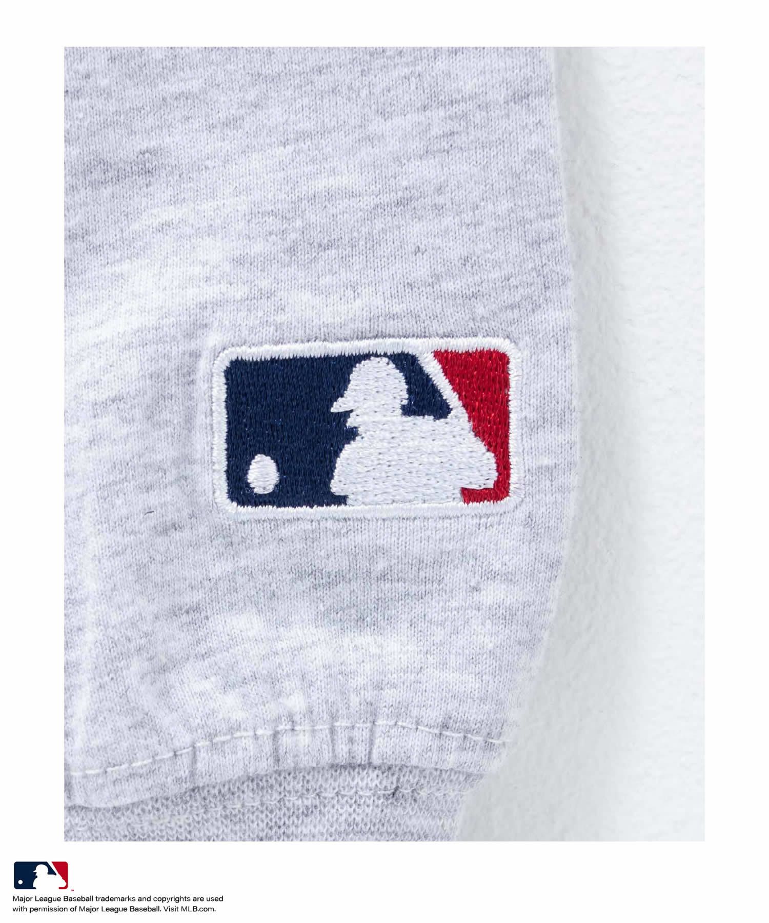 MLB ツイルワッペン長袖Tシャツ メンズ