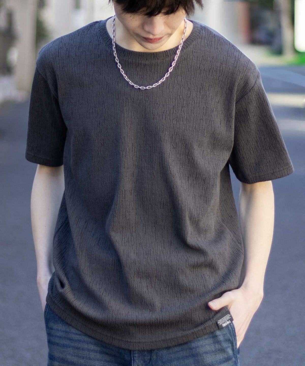 MOSSIMO ブロークンストライプTシャツ メンズ ネコポス 対応商品