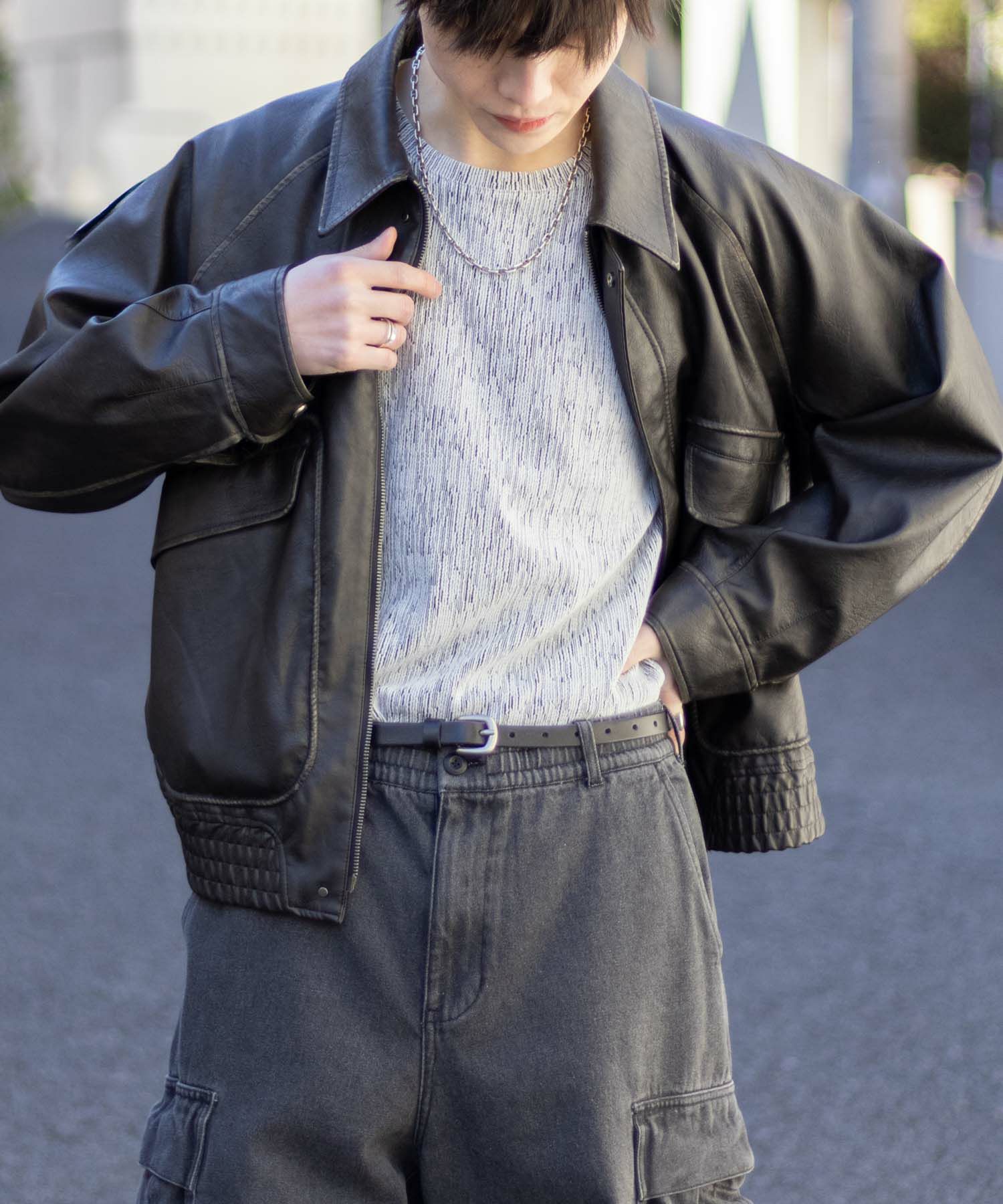 MOSSIMO  ブロークンストライプTシャツ メンズ メール便 対応商品商品画像-6