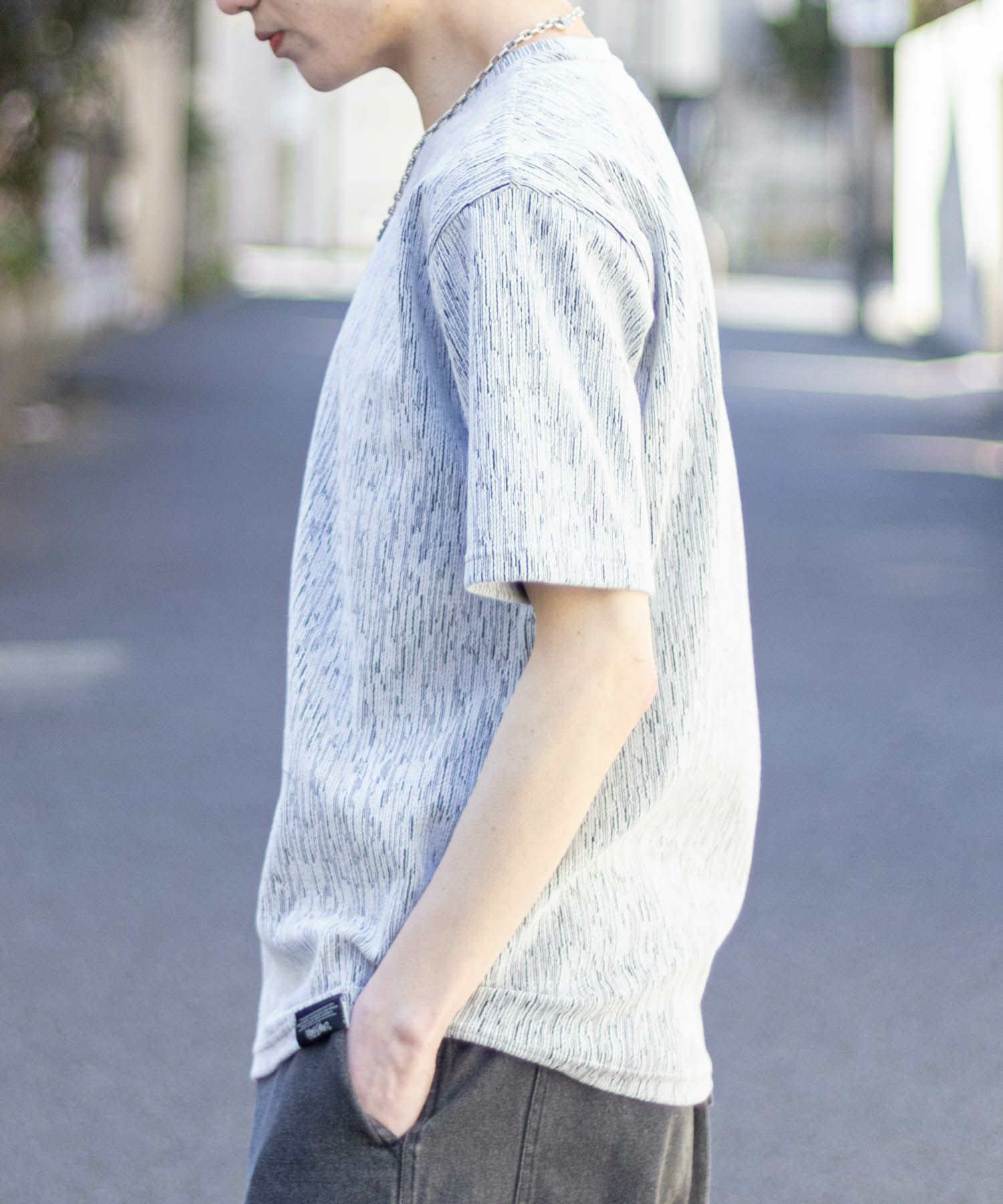 MOSSIMO ブロークンストライプTシャツ メンズ ネコポス 対応商品