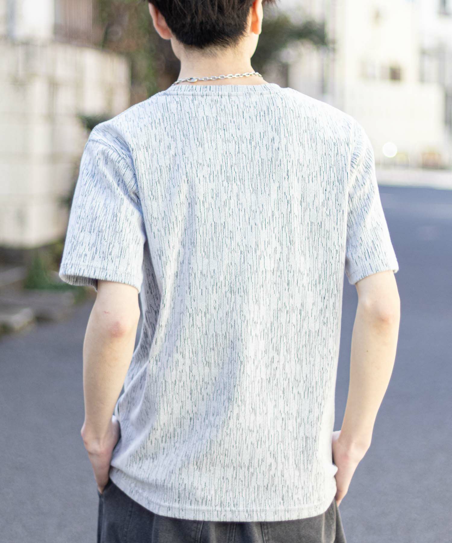 MOSSIMO  ブロークンストライプTシャツ メンズ メール便 対応商品商品画像-8