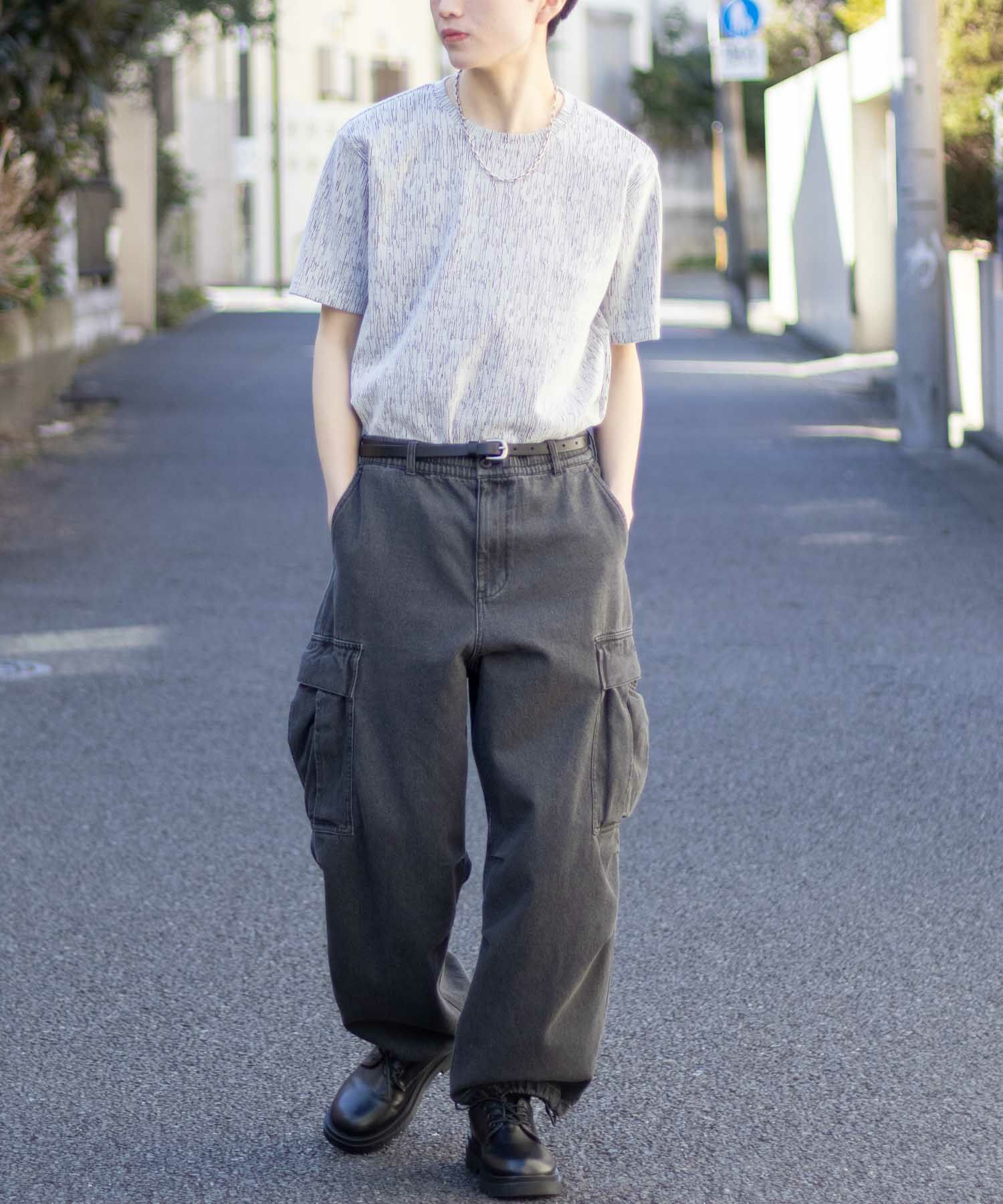 MOSSIMO  ブロークンストライプTシャツ メンズ メール便 対応商品商品画像-9