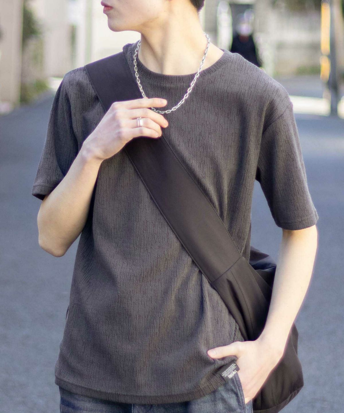 MOSSIMO ブロークンストライプTシャツ メンズ ネコポス 対応商品