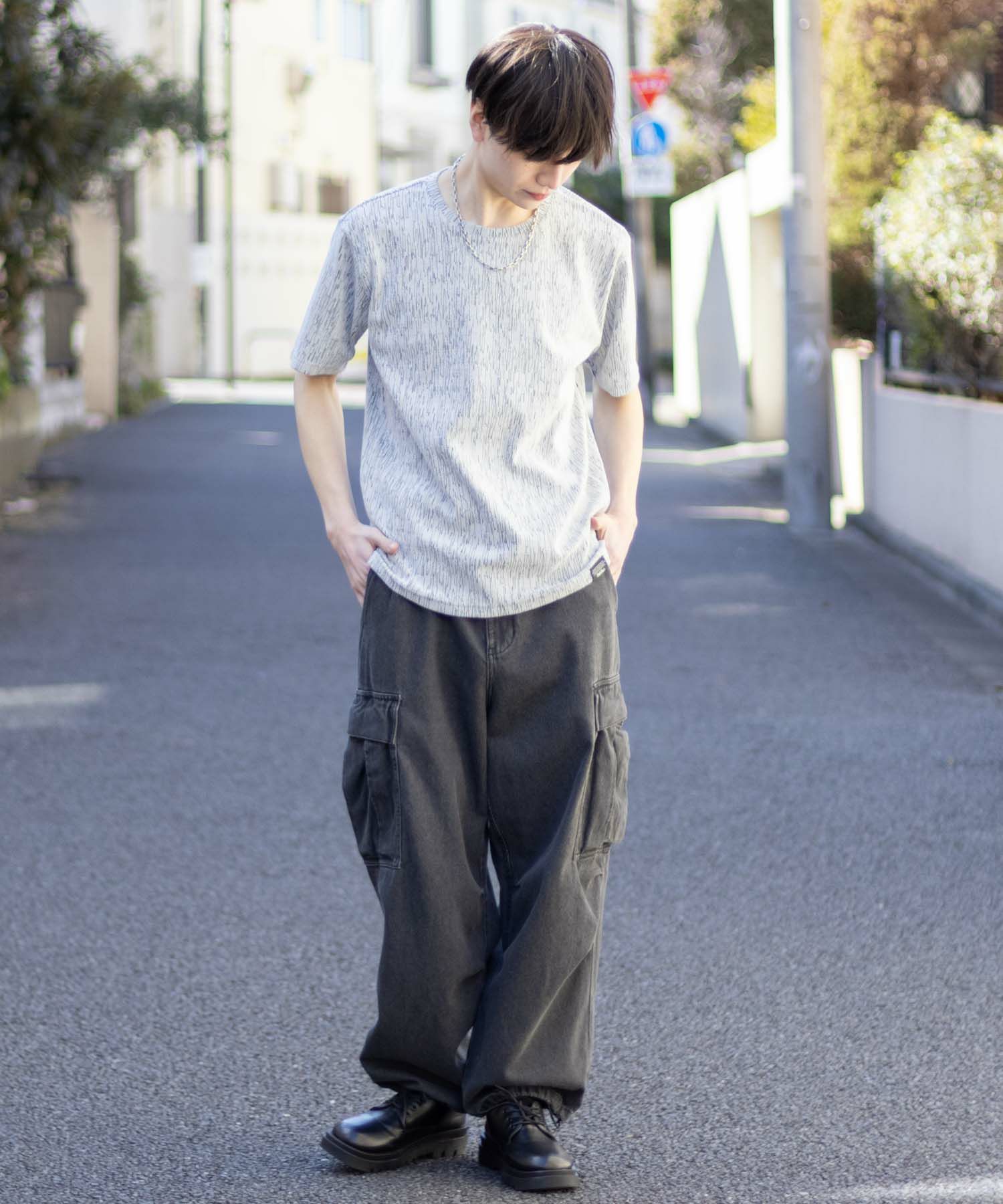 MOSSIMO ブロークンストライプTシャツ メンズ ネコポス 対応商品
