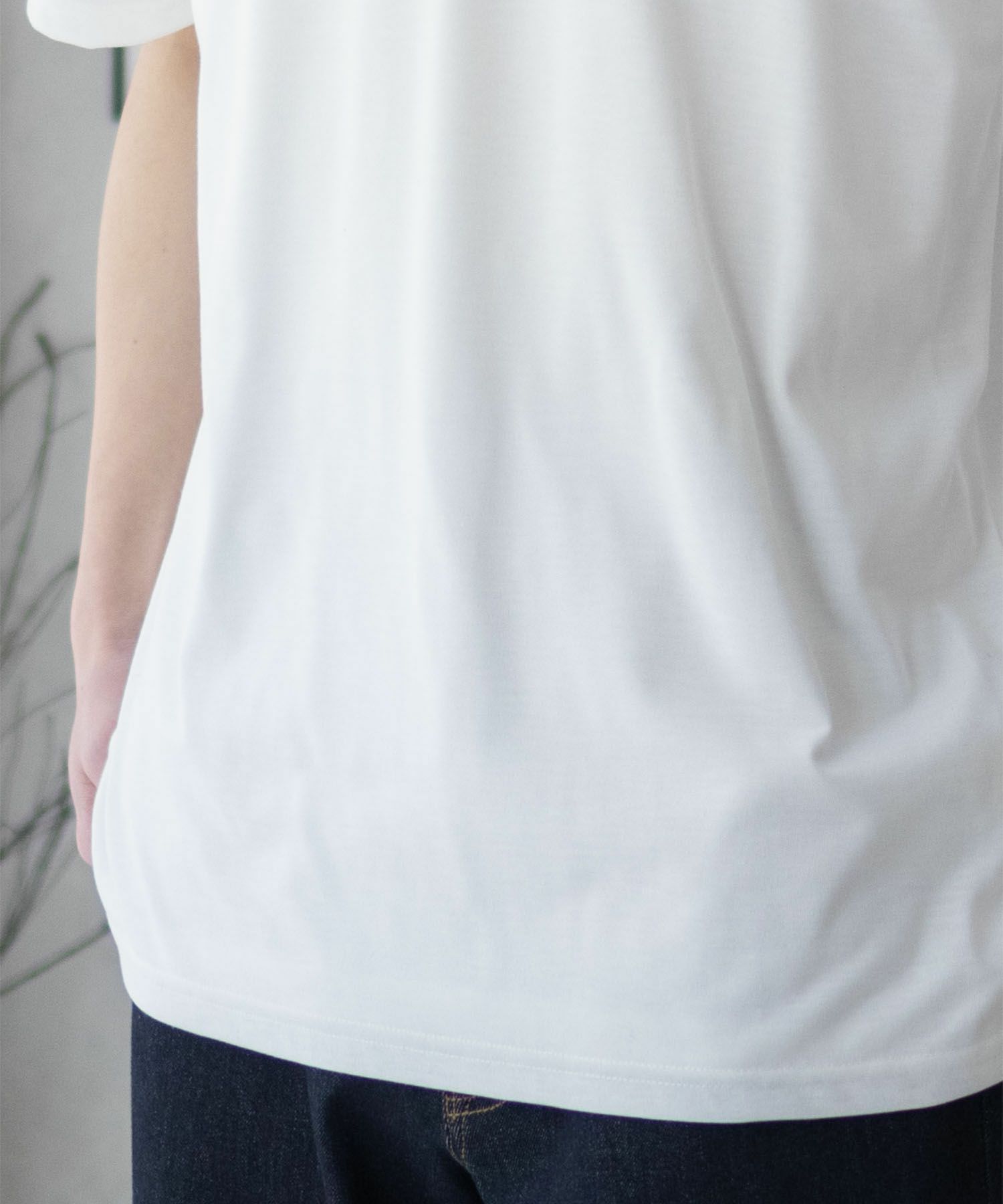 NAVY 天竺クルーレイヤードTシャツ メンズ
