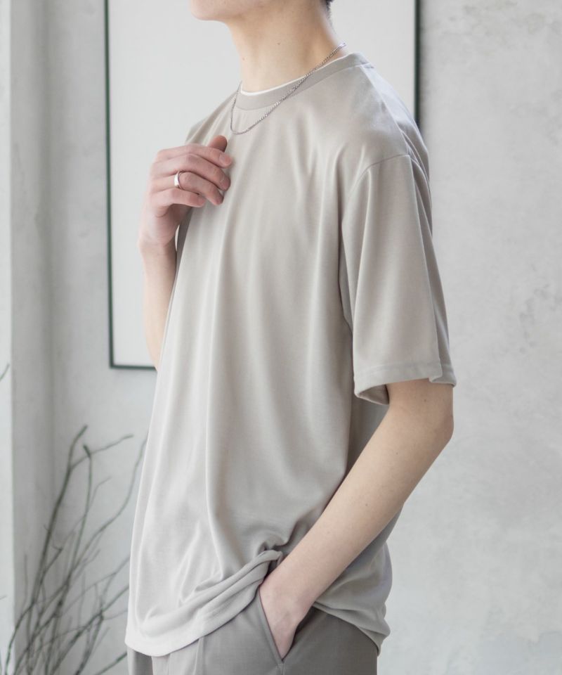 NAVY  天竺クルーレイヤードTシャツ メンズ商品画像-18